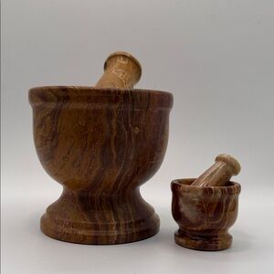 Onyx Marble Mortar and Pestle Set-2